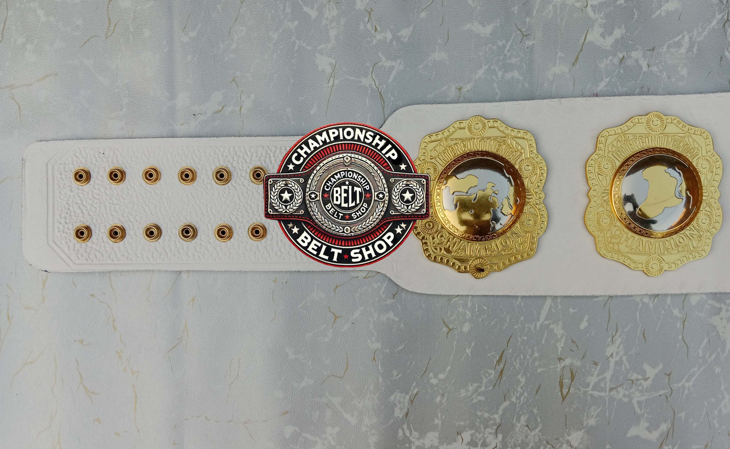IWGP IC White Strap Intercontinental Championship Title Belt