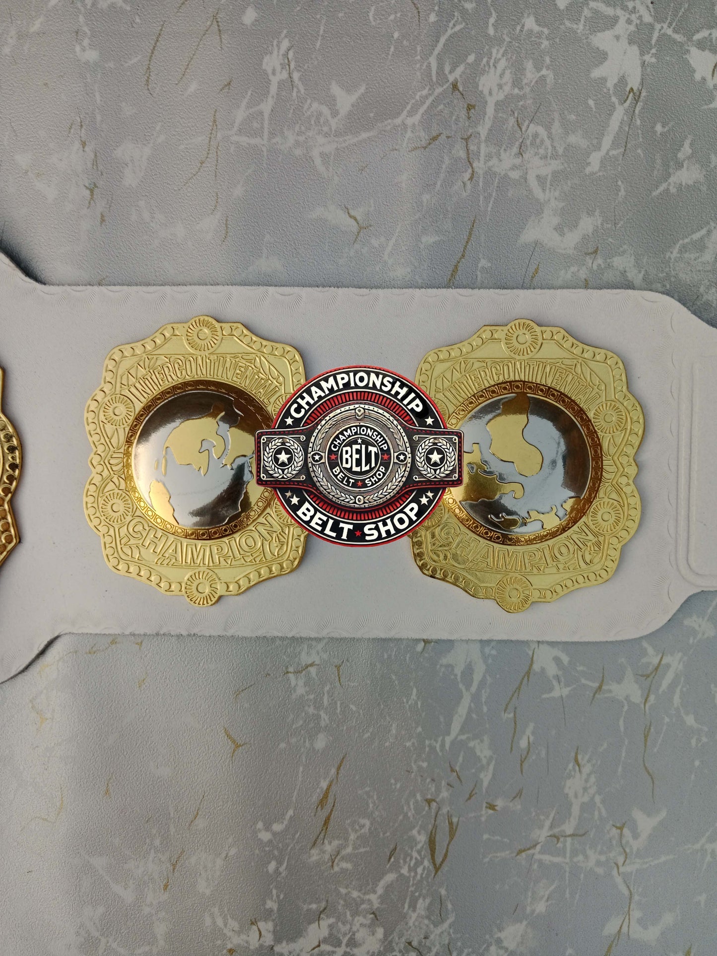 IWGP IC White Strap Intercontinental Championship Title Belt