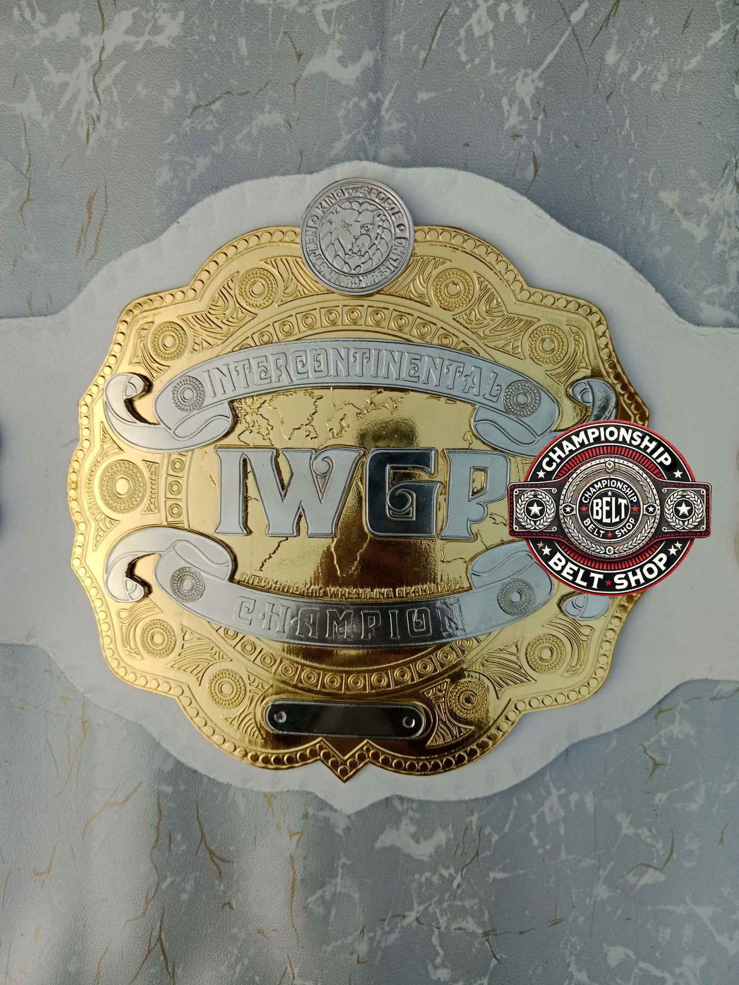 IWGP IC White Strap Intercontinental Championship Title Belt