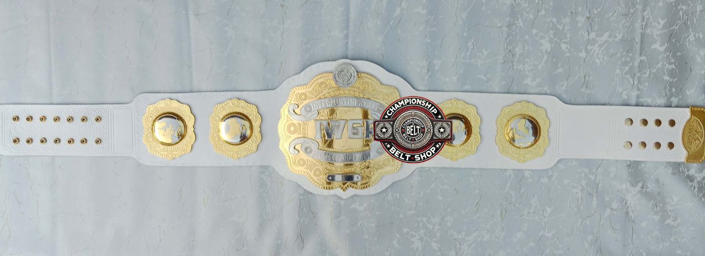 IWGP IC White Strap Intercontinental Championship Title Belt