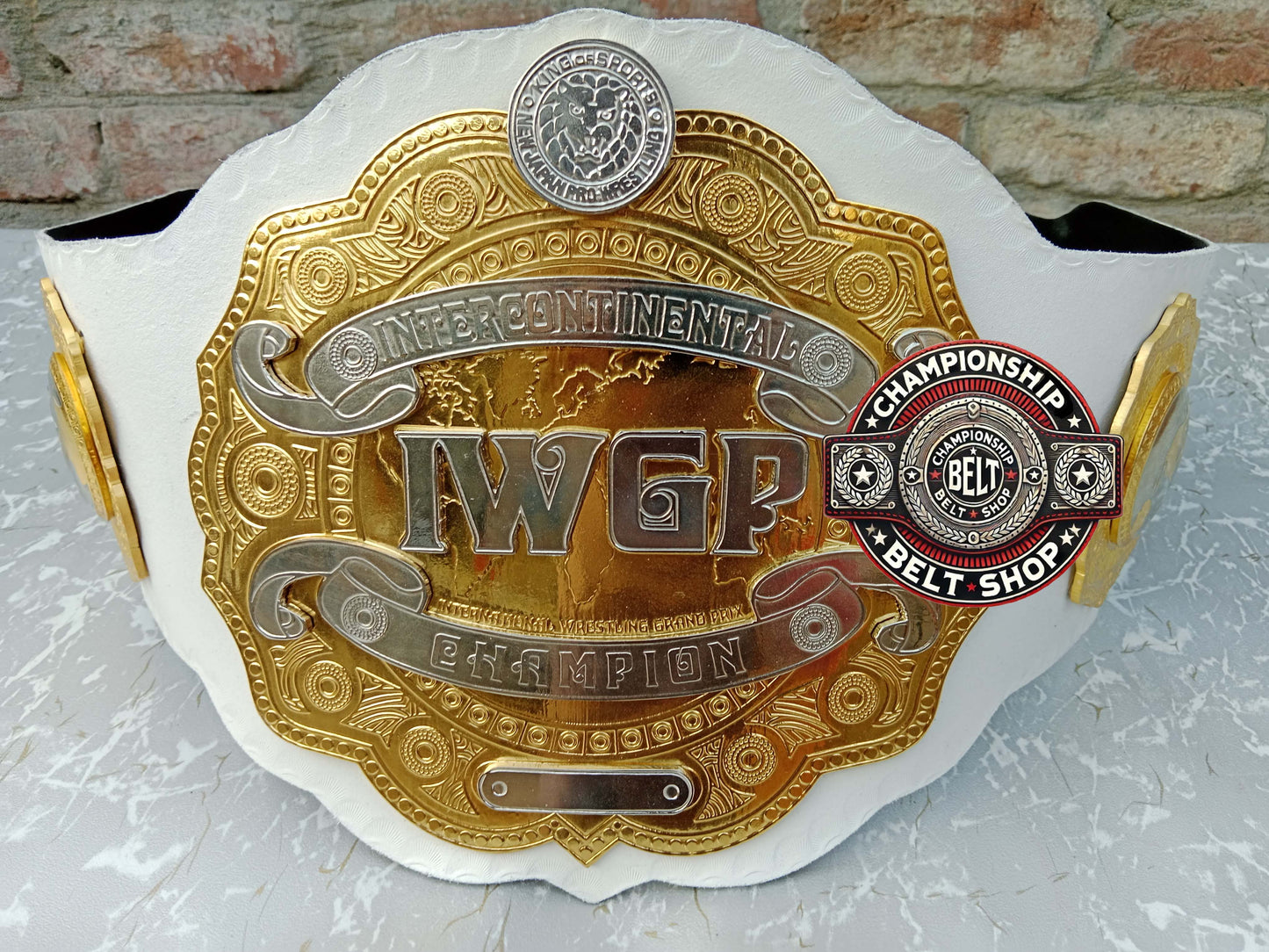 IWGP IC White Strap Intercontinental Championship Title Belt