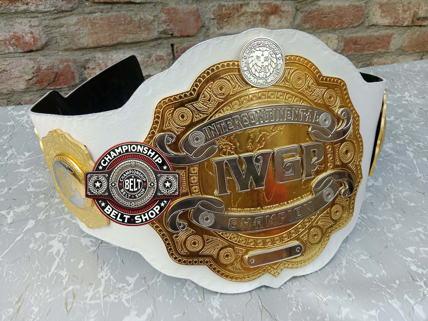 IWGP IC White Strap Intercontinental Championship Title Belt