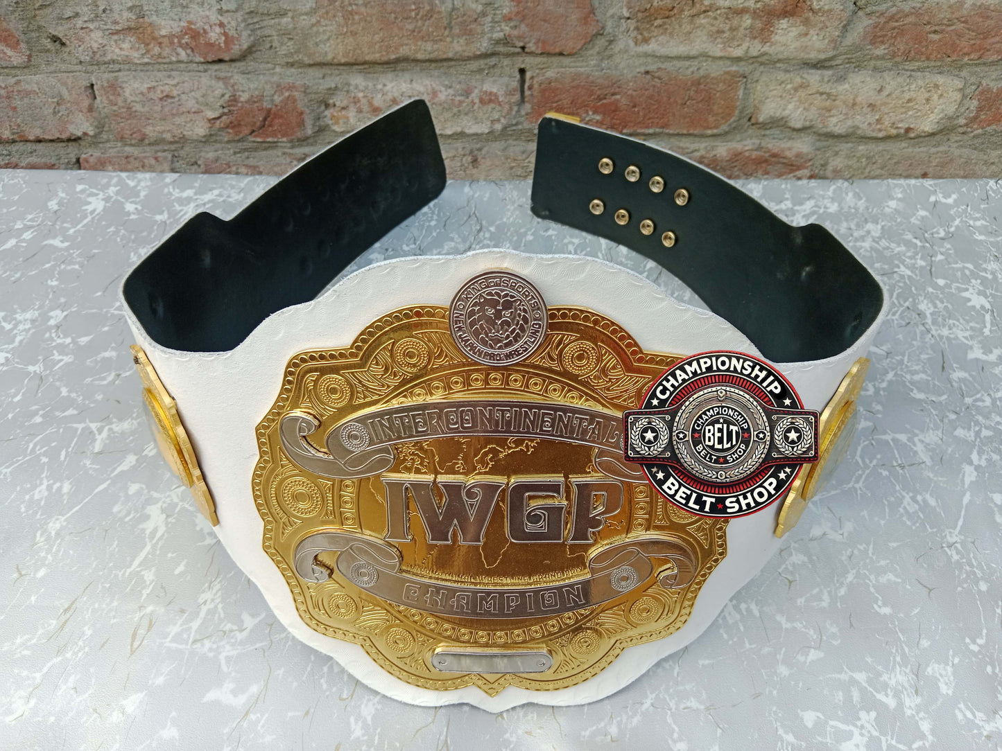 IWGP IC White Strap Intercontinental Championship Title Belt