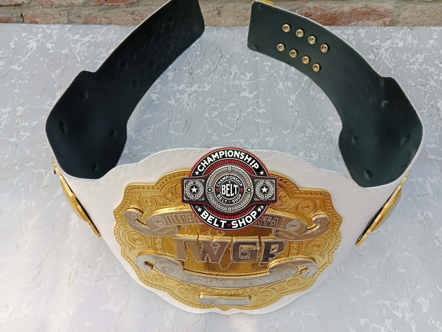 IWGP IC White Strap Intercontinental Championship Title Belt