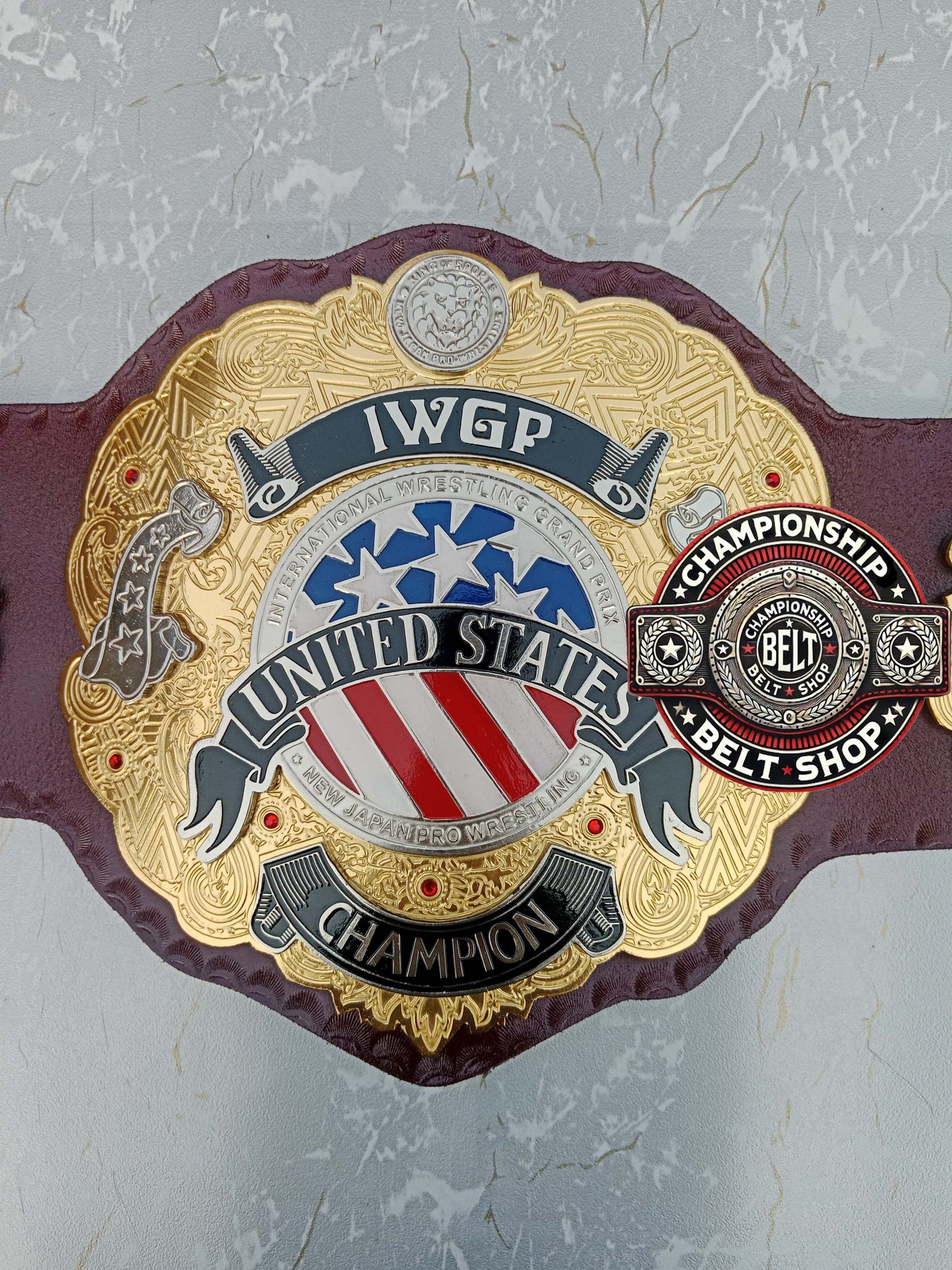 lWGP United States Championship Title Belt