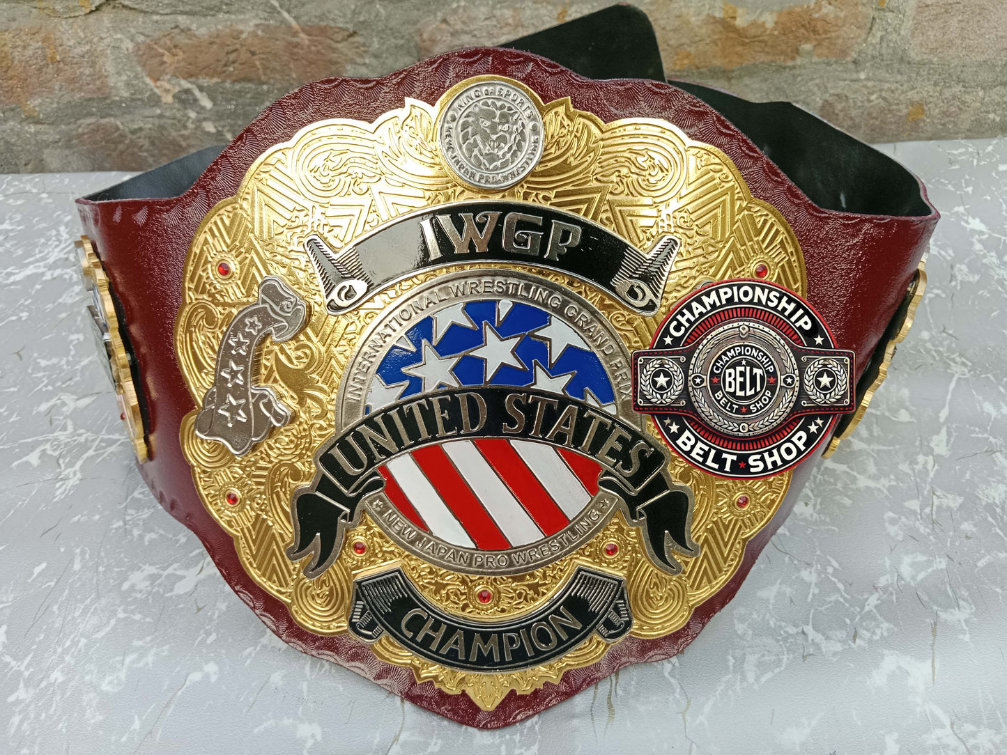 lWGP United States Championship Title Belt