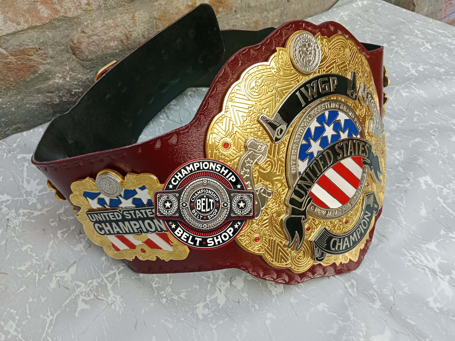 lWGP United States Championship Title Belt