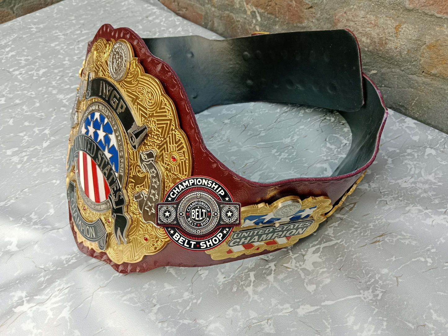 lWGP United States Championship Title Belt