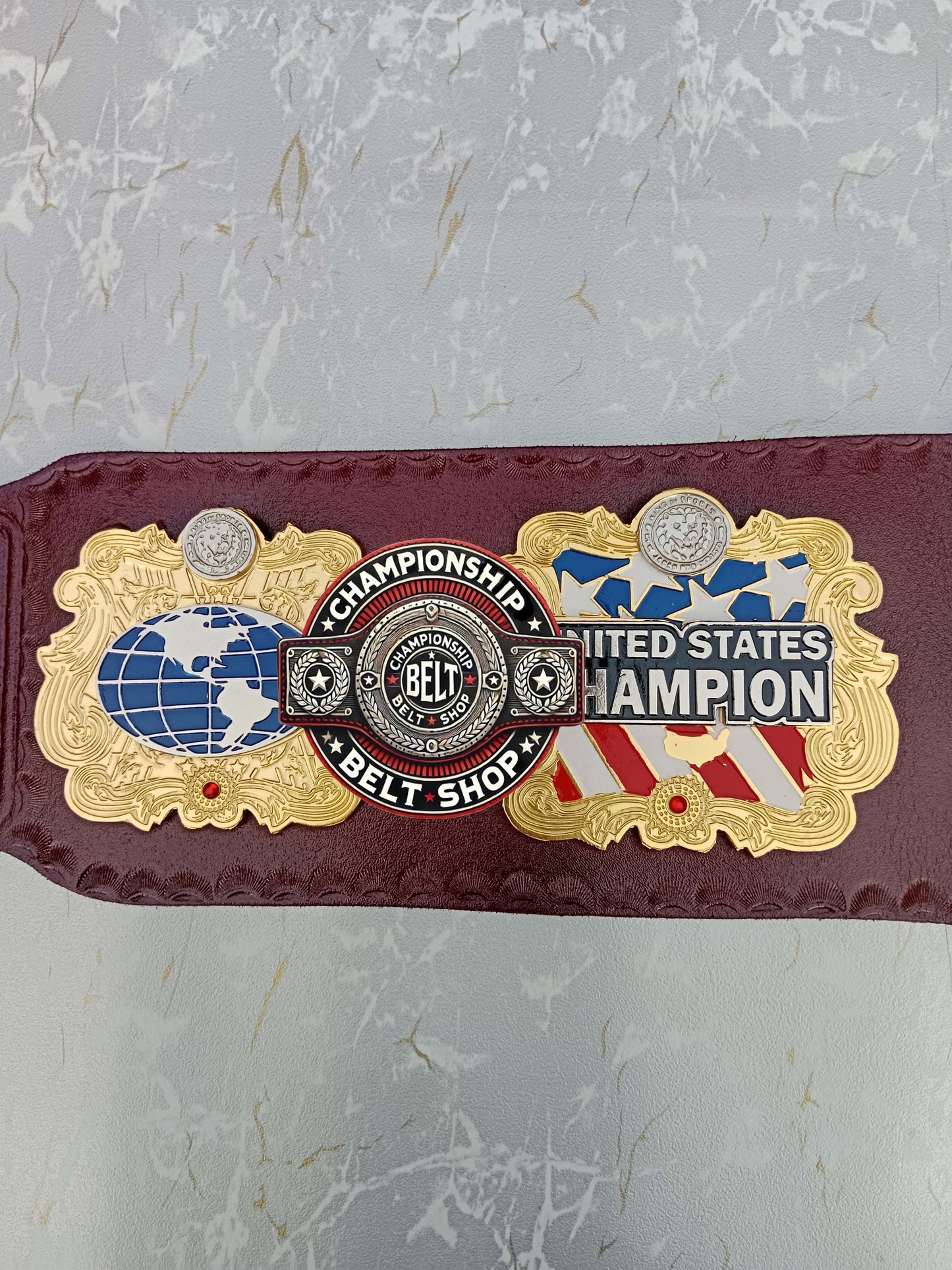 lWGP United States Championship Title Belt