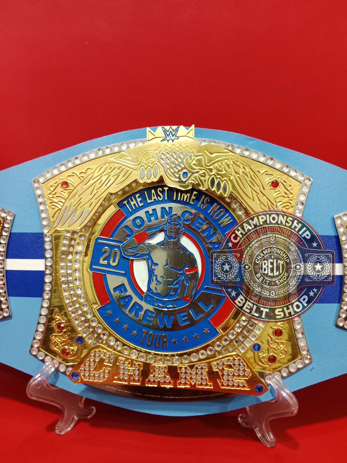 WWE John Cena Farewell Tour 2025 Los Angeles Spinner Championship Title Belt