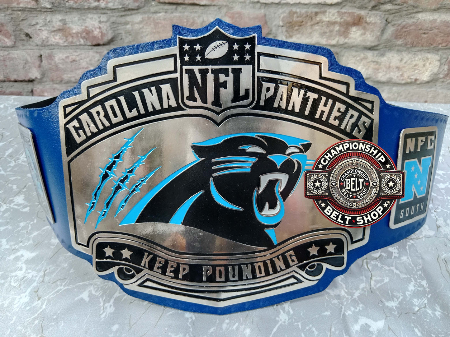 NFL Carolina Panthers Champiopnship Title Belt