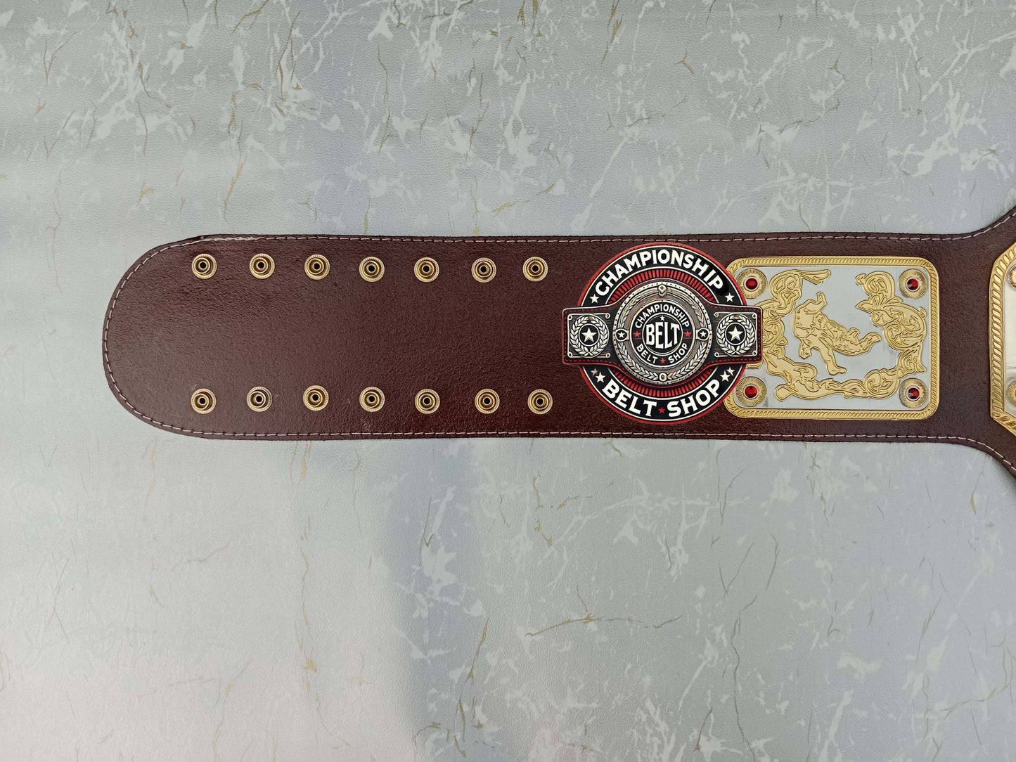 NWA Big Gold World Heavyweight Championship Title Belt