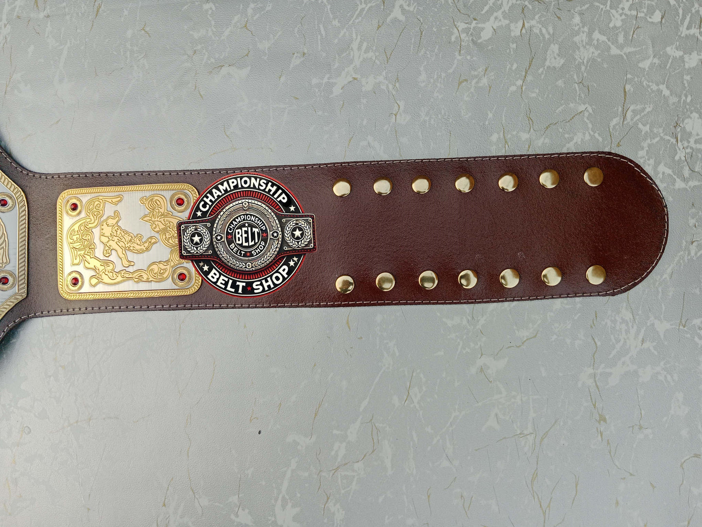 NWA Big Gold World Heavyweight Championship Title Belt