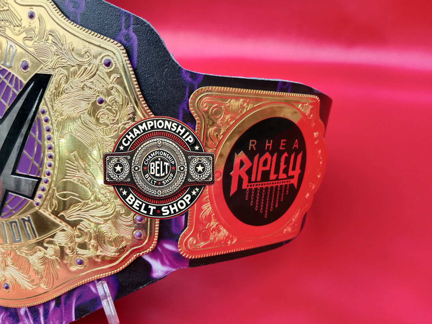New Rhea Ripley World Heavyweight Championship Title Belt