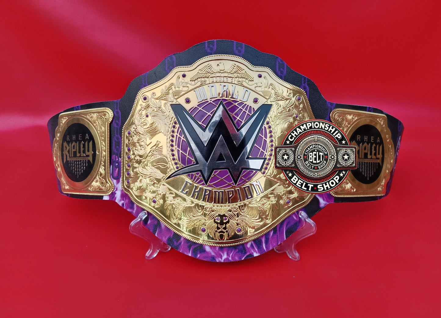 New Rhea Ripley World Heavyweight Championship Title Belt