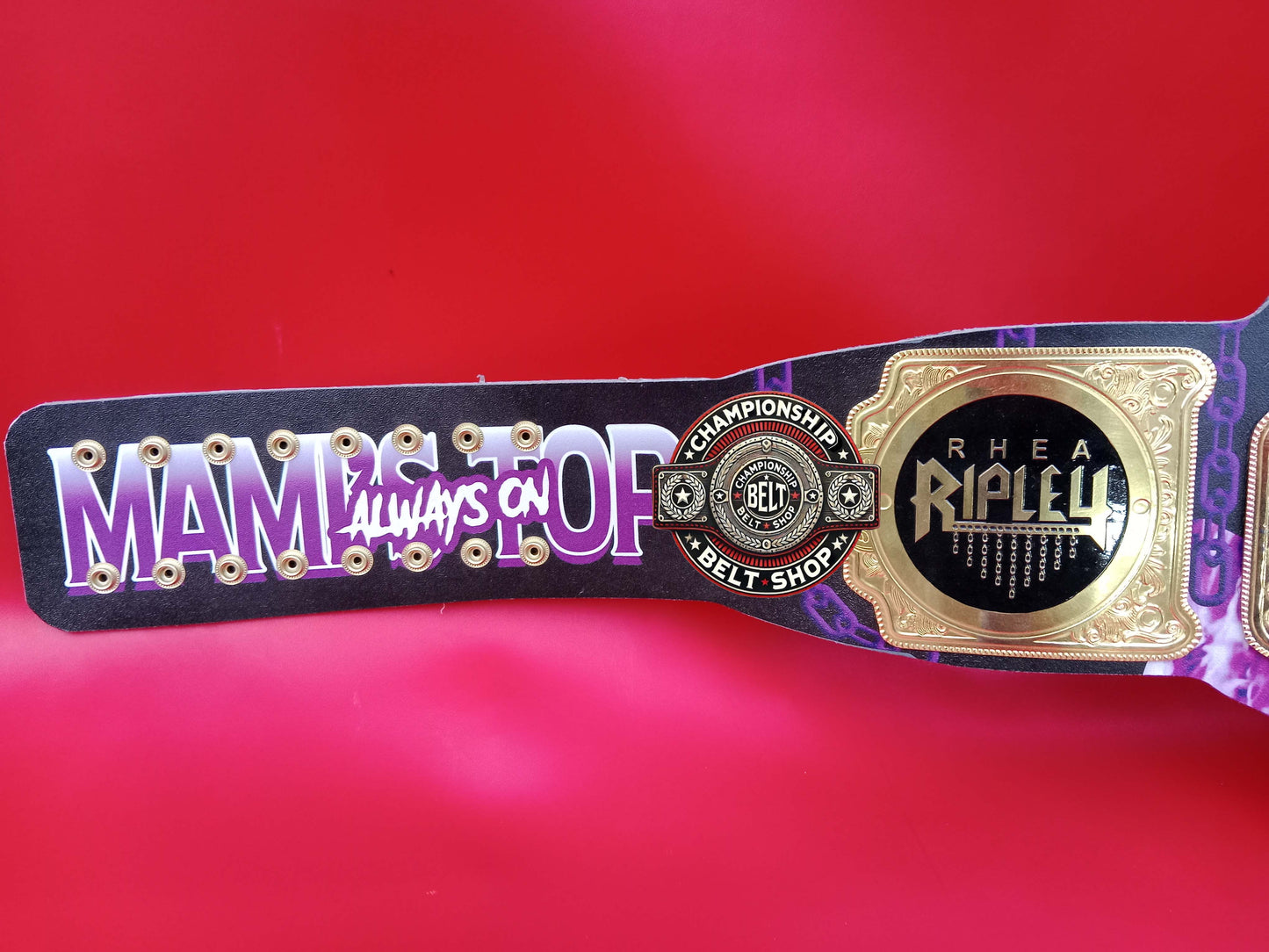 New Rhea Ripley World Heavyweight Championship Title Belt