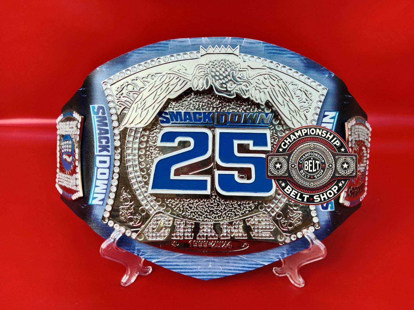 WWE SmackDown 25 Years Special Edition Spinner Replica Title Belt