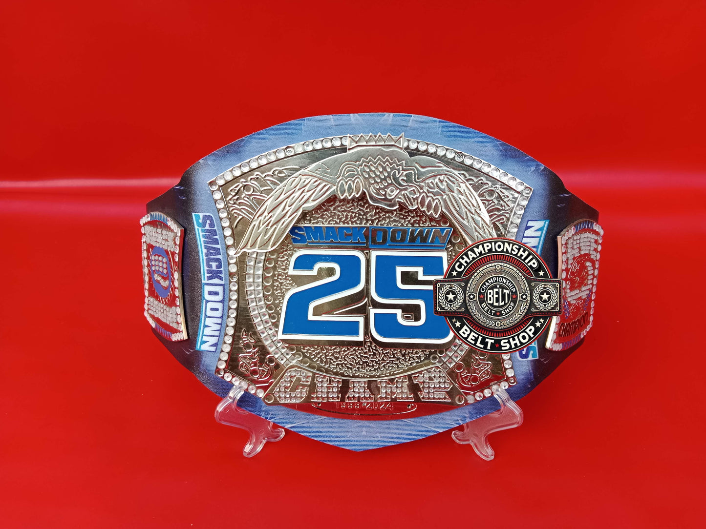WWE SmackDown 25 Years Special Edition Spinner Replica Title Belt