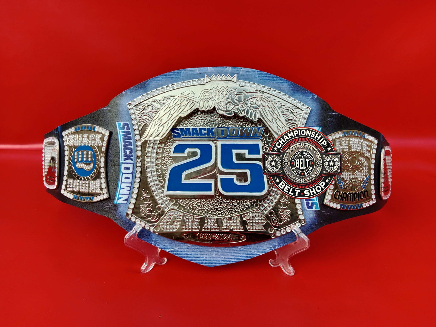 WWE SmackDown 25 Years Special Edition Spinner Replica Title Belt