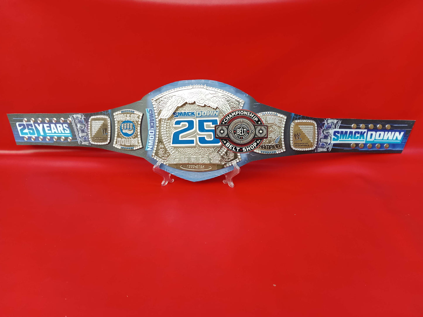 WWE SmackDown 25 Years Special Edition Spinner Replica Title Belt