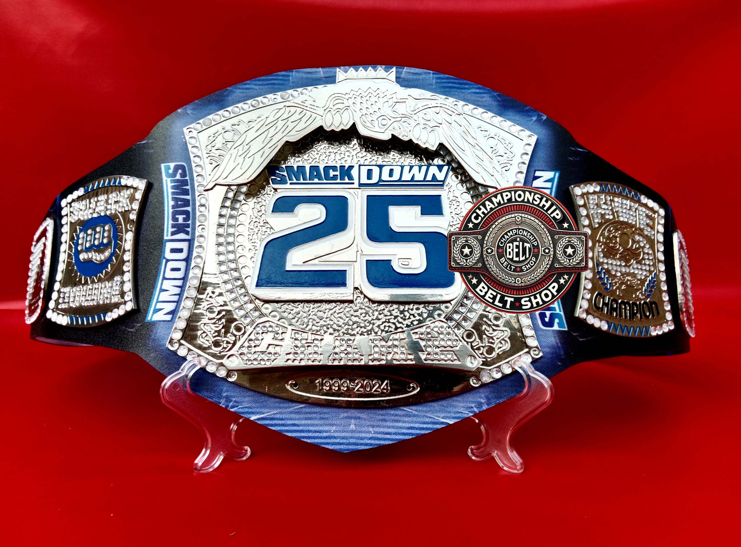 WWE SmackDown 25 Years Special Edition Spinner Replica Title Belt