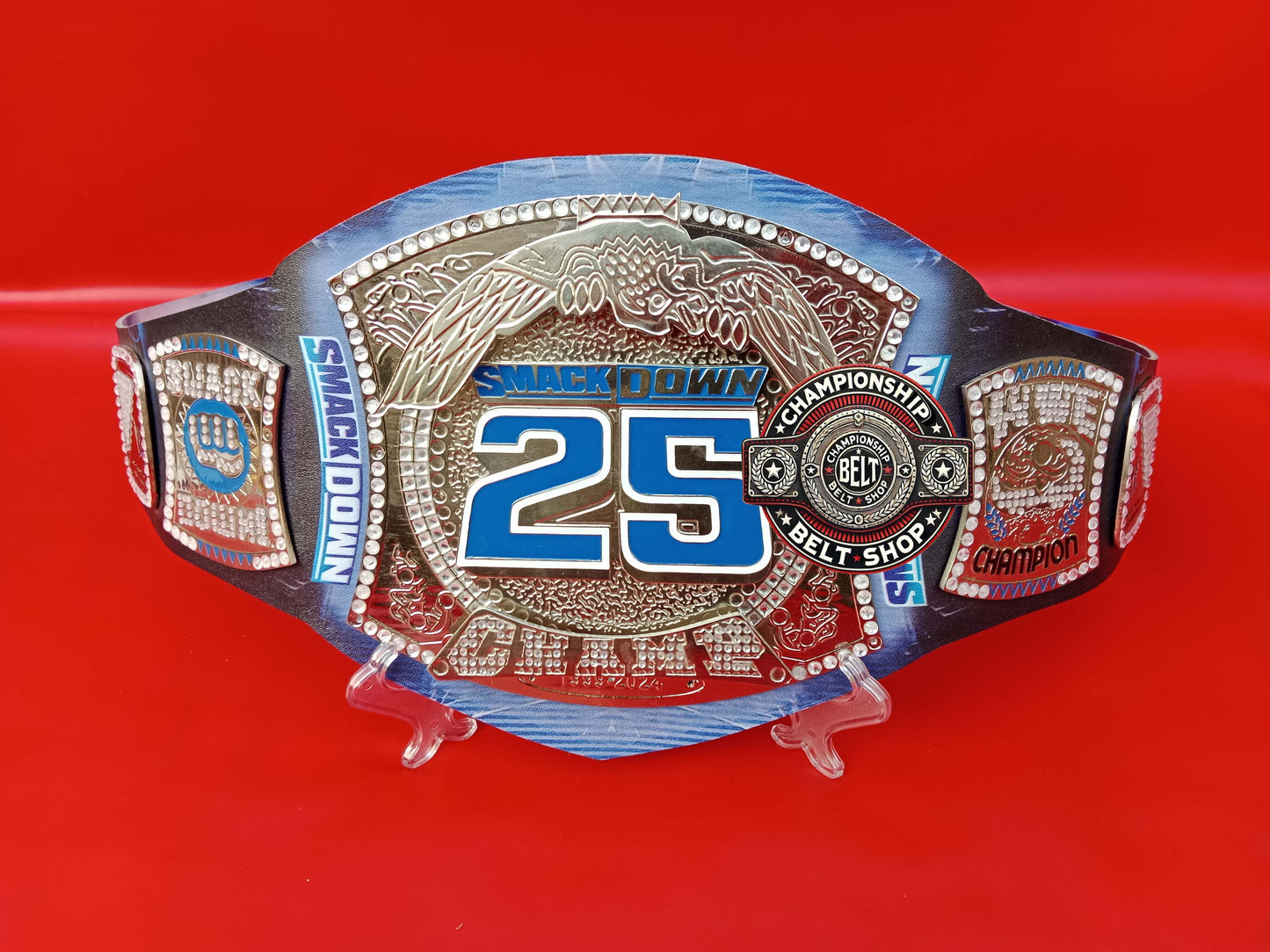 WWE SmackDown 25 Years Special Edition Spinner Replica Title Belt