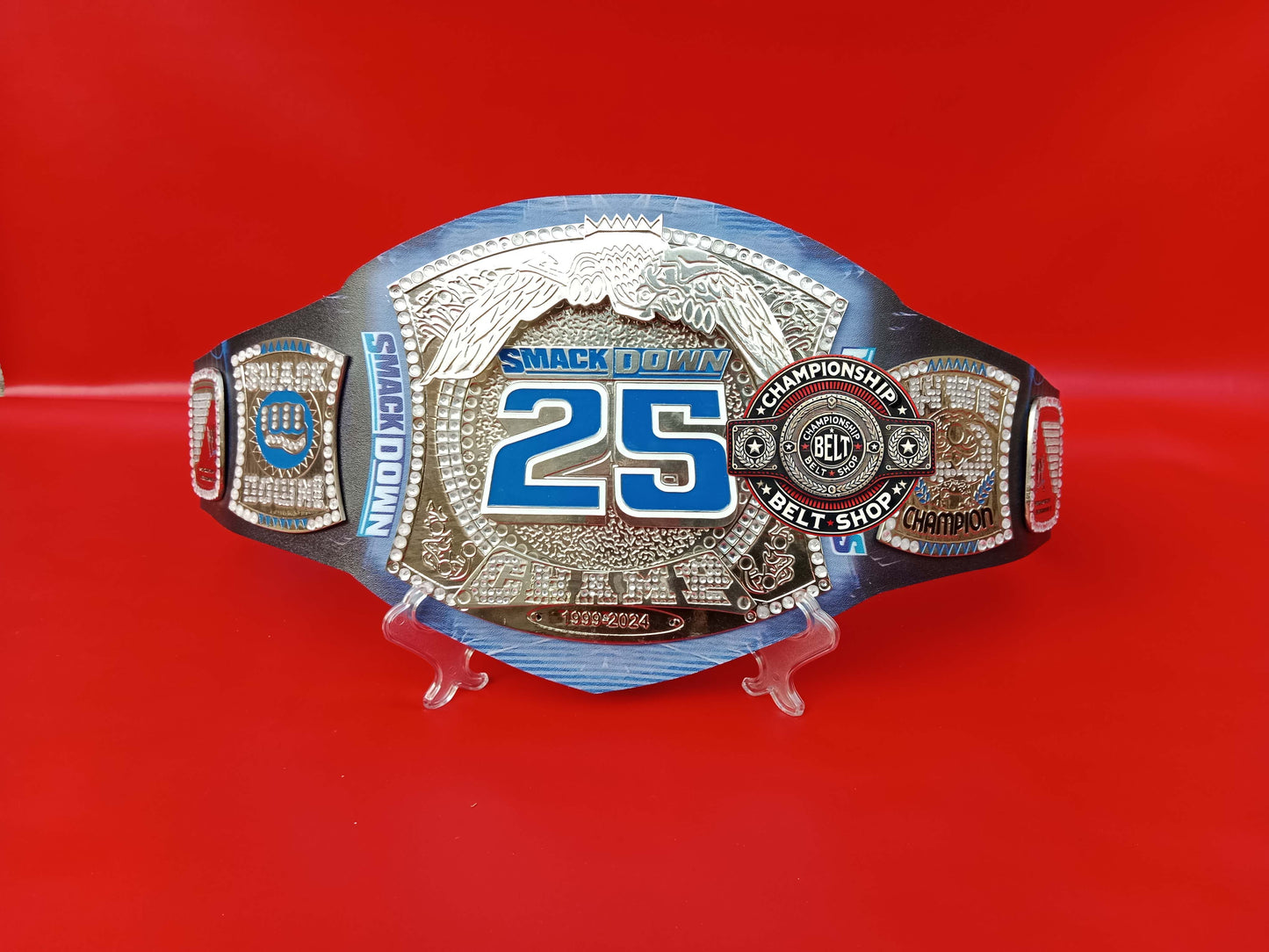 WWE SmackDown 25 Years Special Edition Spinner Replica Title Belt