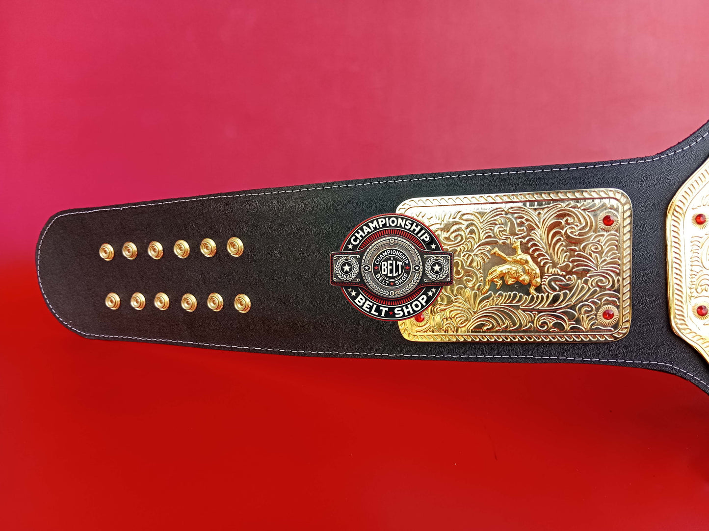 Big Gold World Heavyweight Wrestling Championship Title Belt