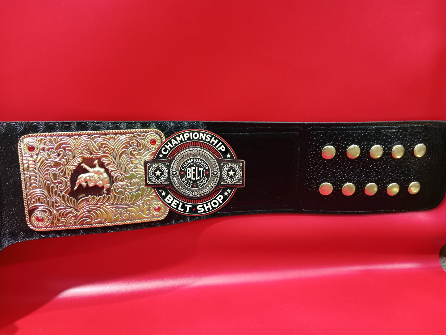 WWE Big Gold Dual Plated Championship Title Belt