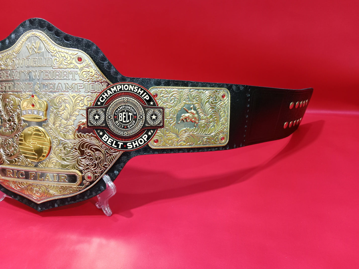 WWE Big Gold Dual Plated Championship Title Belt