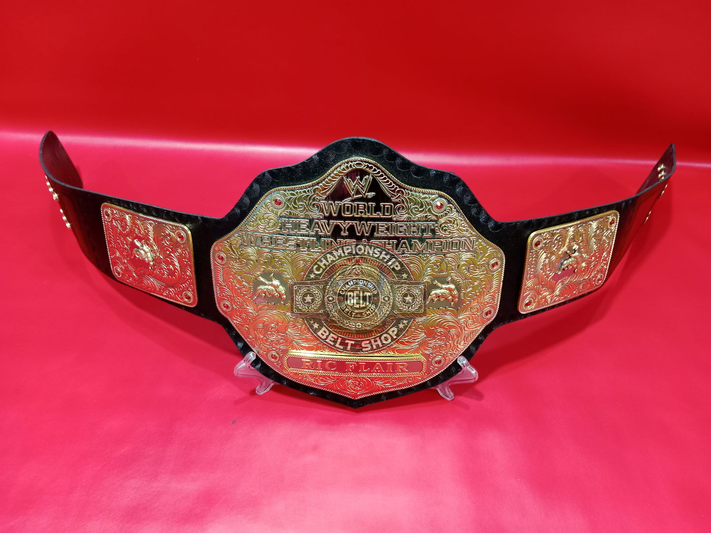 WWE Big Gold Dual Plated Championship Title Belt