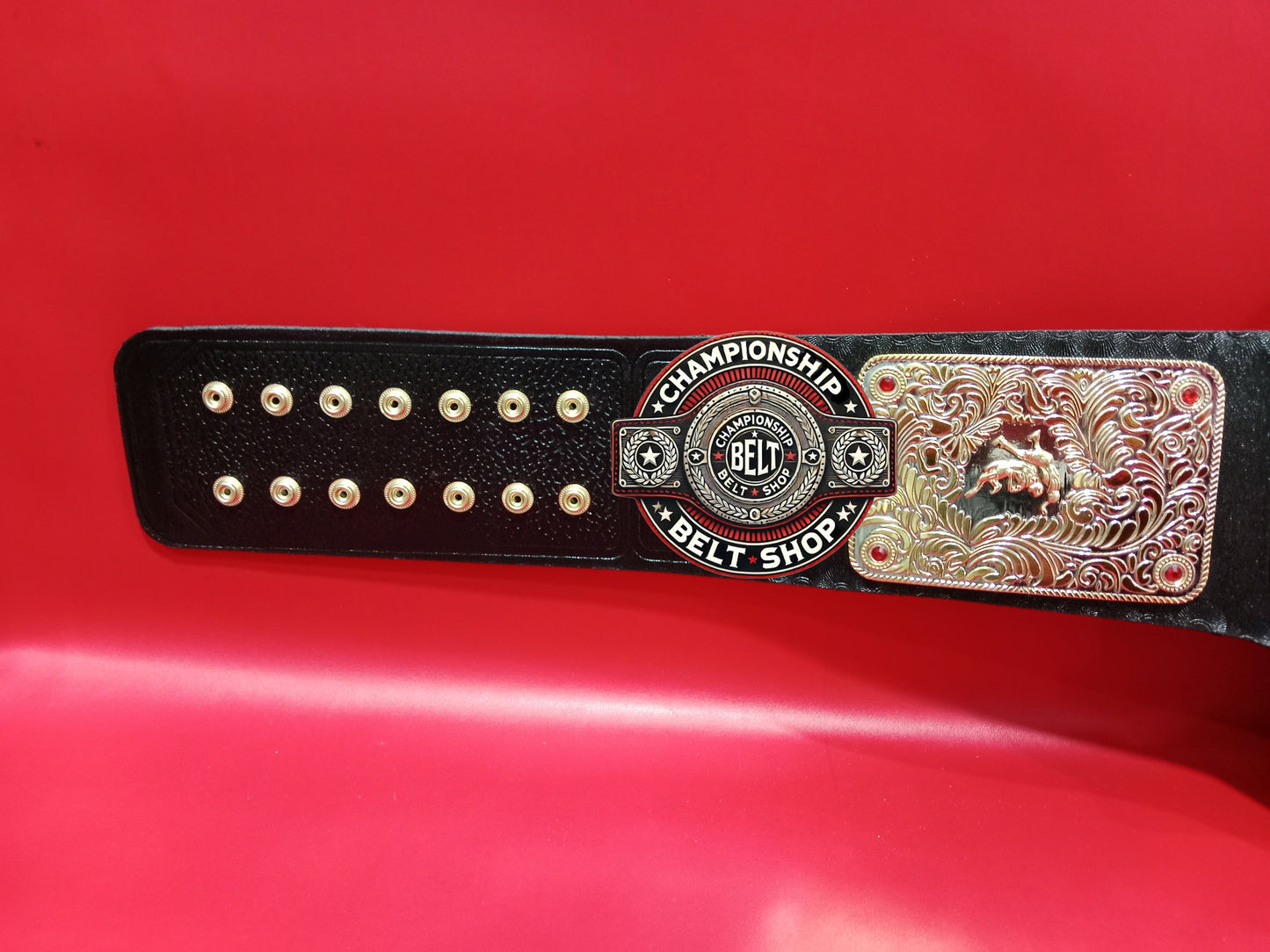 WWE Big Gold Dual Plated Championship Title Belt