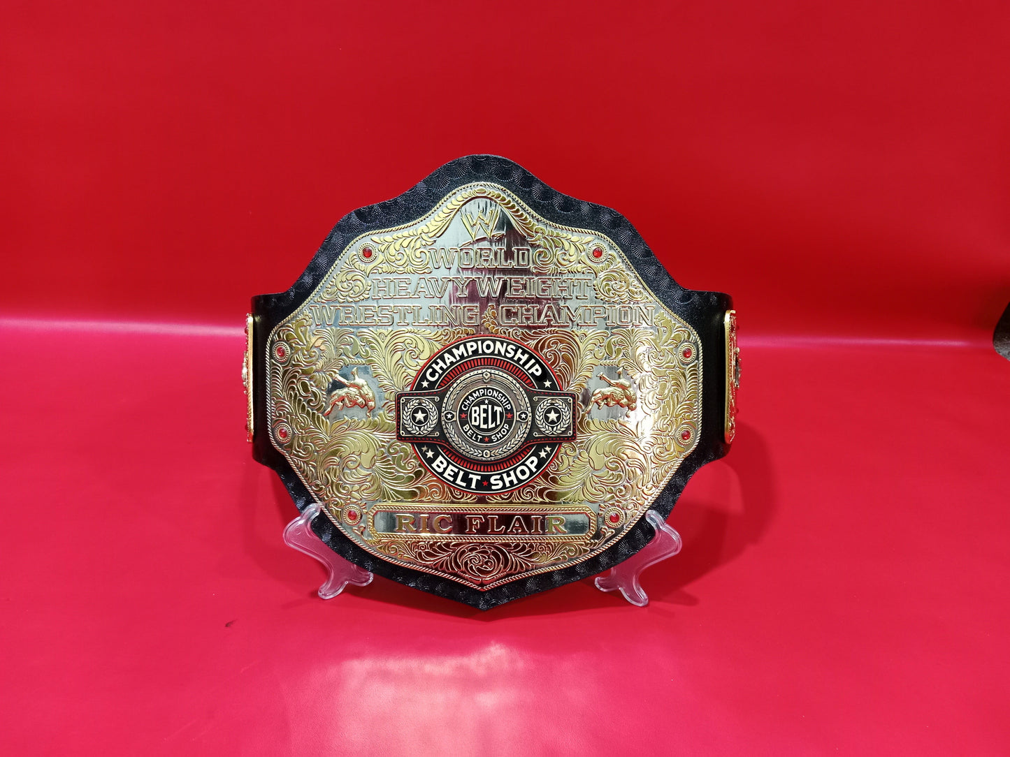 WWE Big Gold Dual Plated Championship Title Belt