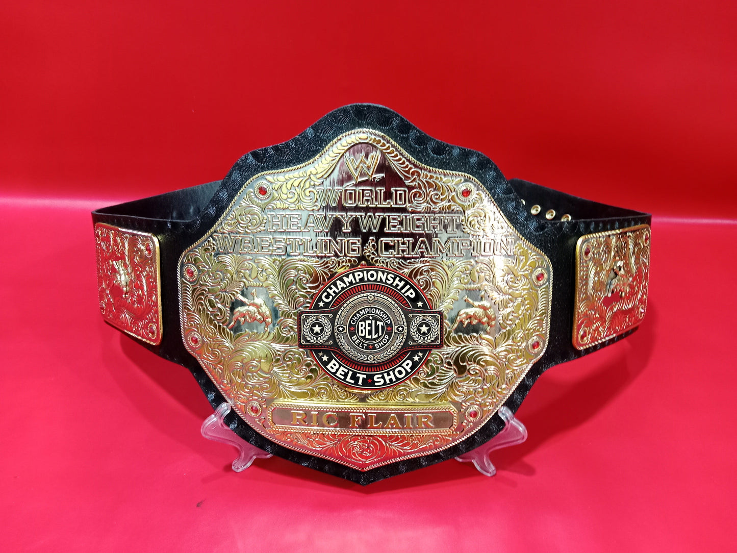 WWE Big Gold Dual Plated Championship Title Belt