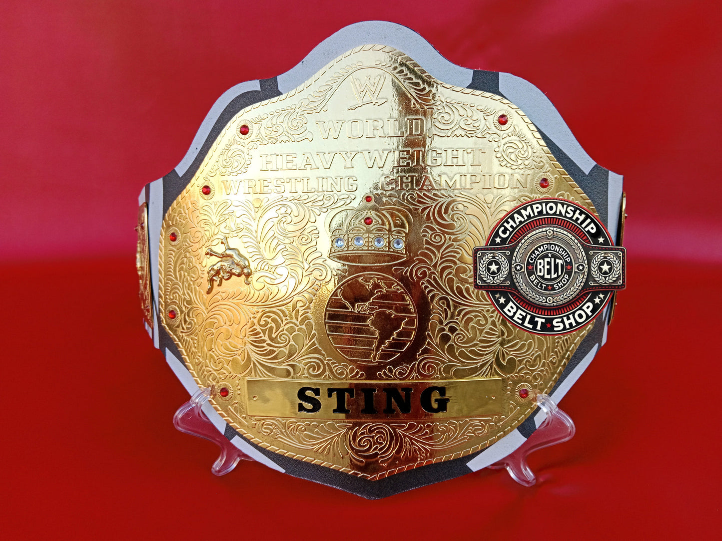 WWE Big Gold Sting Signature Series Championship Title Belt