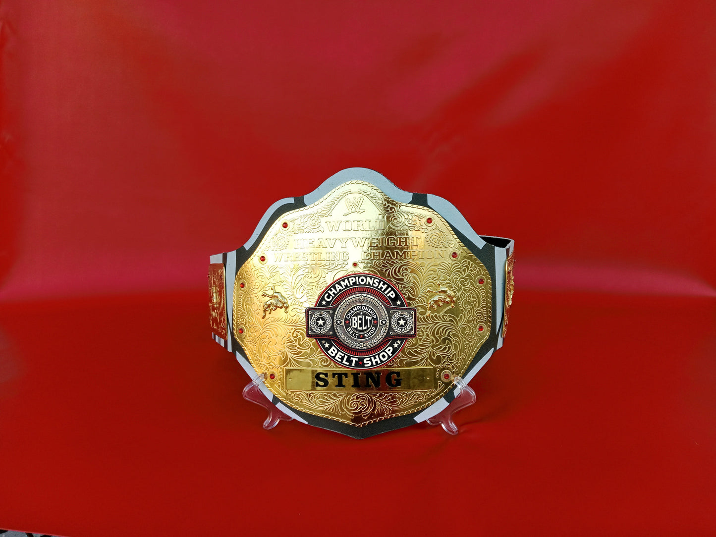 WWE Big Gold Sting Signature Series Championship Title Belt