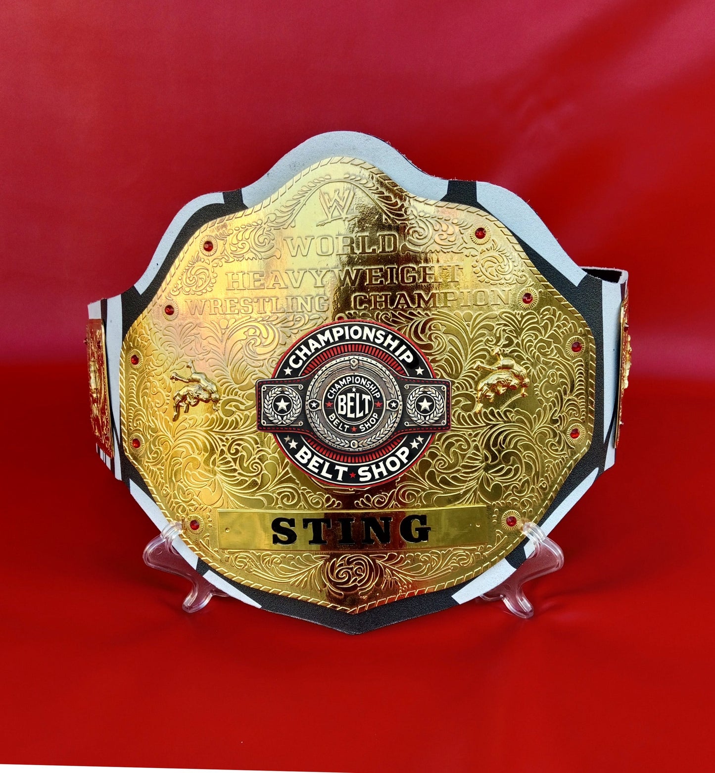 WWE Big Gold Sting Signature Series Championship Title Belt