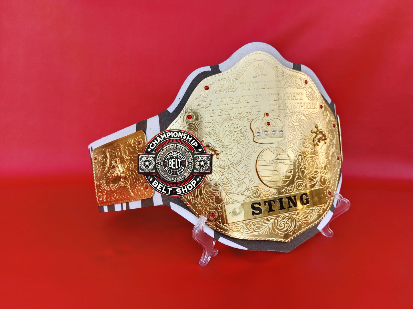 WWE Big Gold Sting Signature Series Championship Title Belt