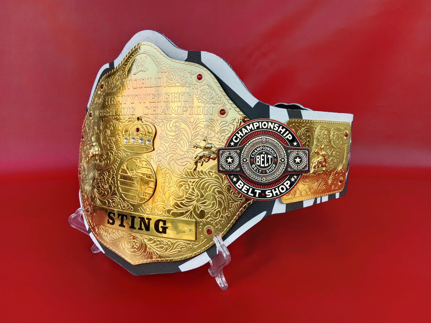 WWE Big Gold Sting Signature Series Championship Title Belt