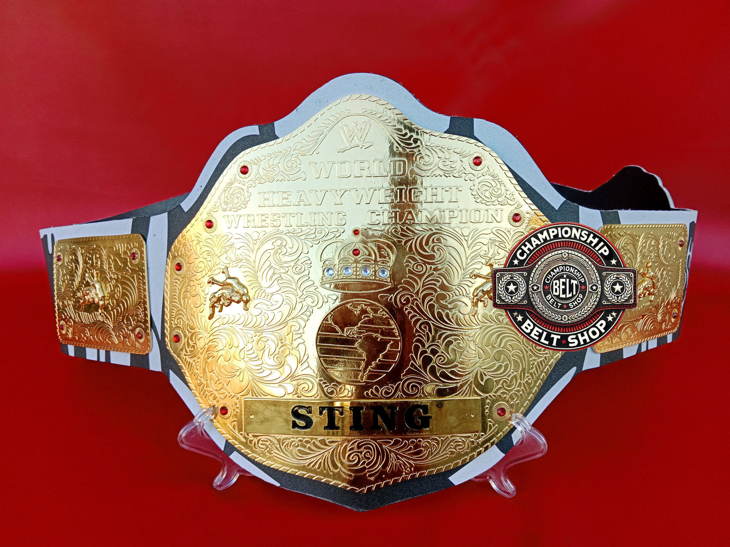 WWE Big Gold Sting Signature Series Championship Title Belt