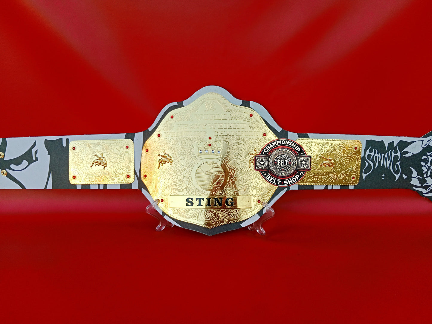 WWE Big Gold Sting Signature Series Championship Title Belt