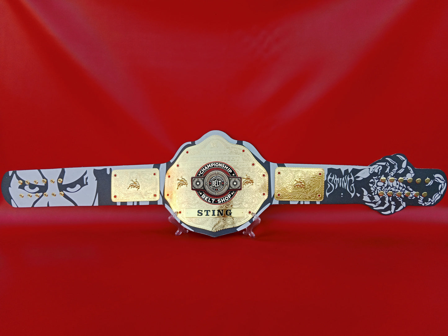 WWE Big Gold Sting Signature Series Championship Title Belt