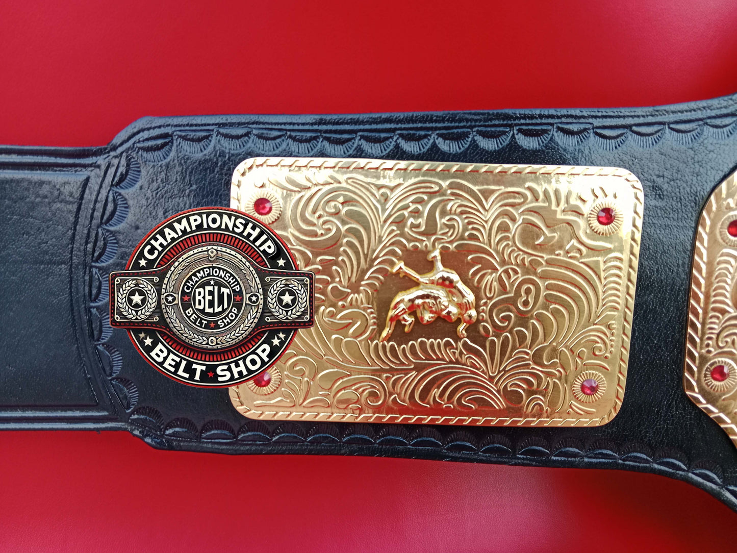 WWE Big Gold Undertaker Name Plate Championship Title Belt