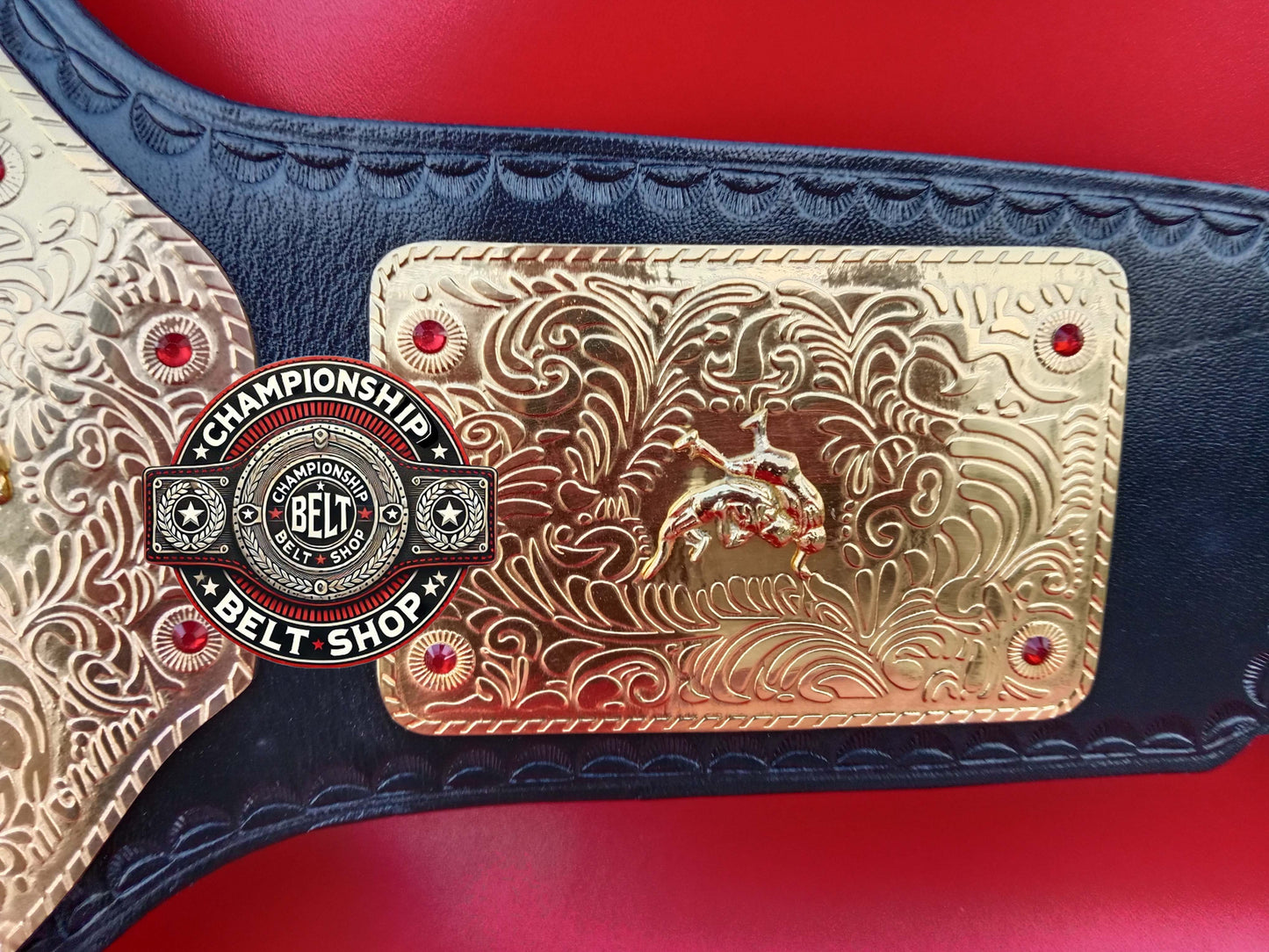 WWE Big Gold Undertaker Name Plate Championship Title Belt