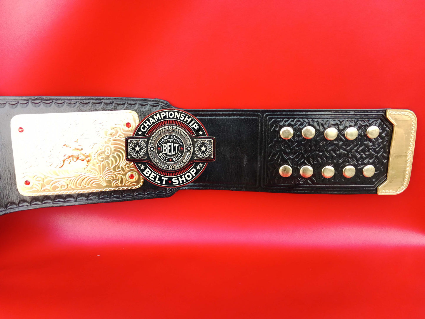 WWE Big Gold Undertaker Name Plate Championship Title Belt