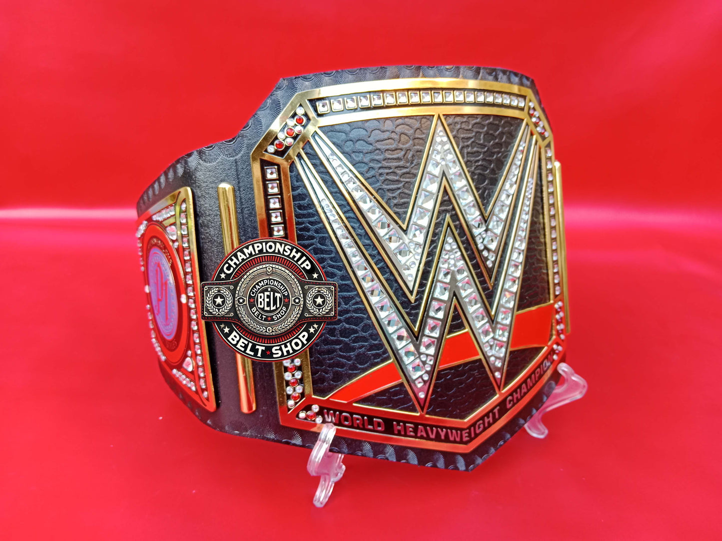 WWE Heavyweight AJ Style Name Plates Championship Title Belt