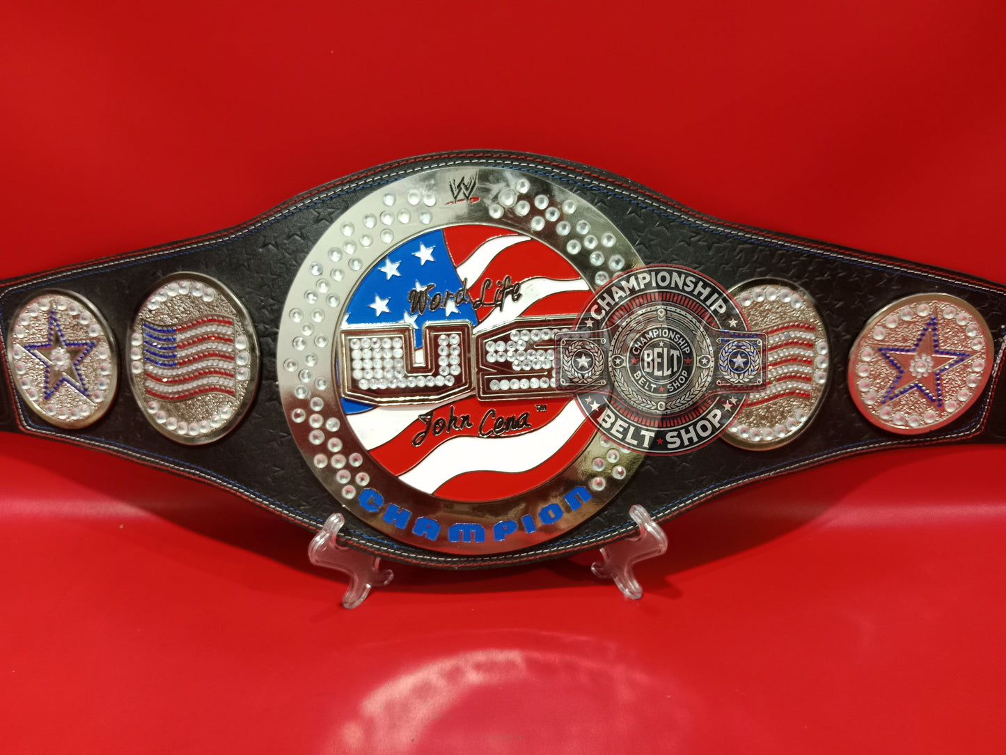 WWE US John Cena US Spinner Championship Belt