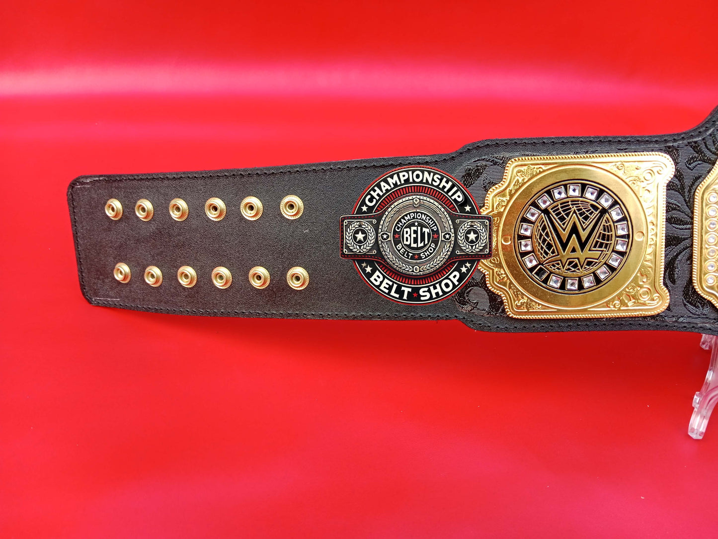 WWE World Heavyweight Black Strap Championship Title Belt