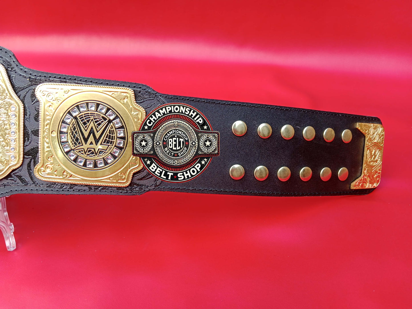 WWE World Heavyweight Black Strap Championship Title Belt