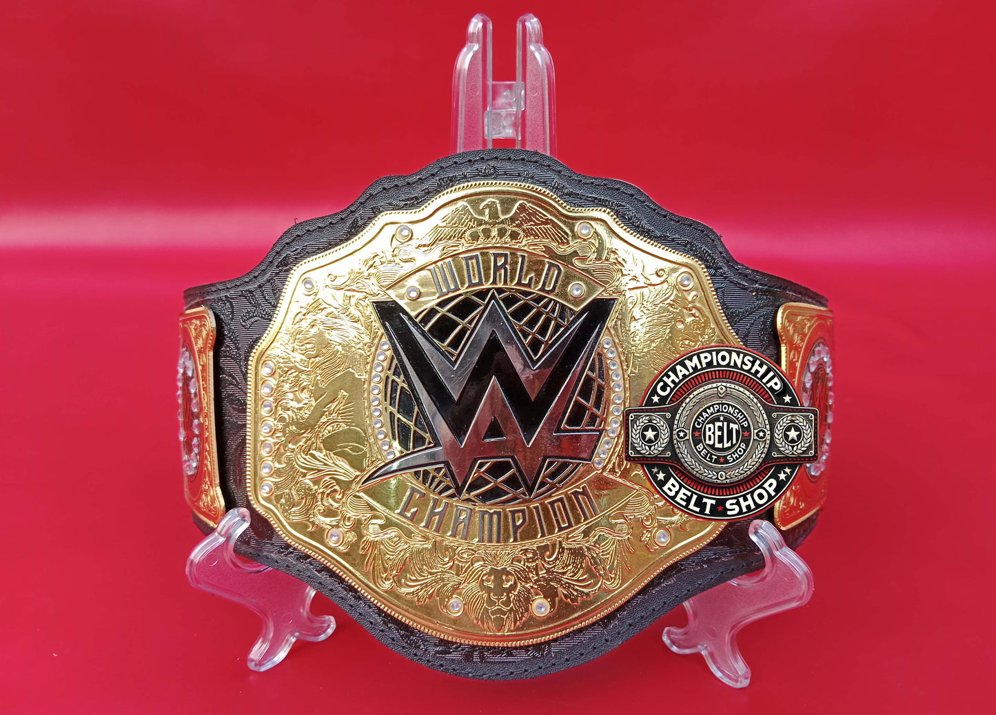 WWE World Heavyweight Black Strap Championship Title Belt